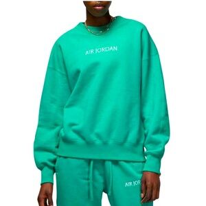 Air Jordan Women's Crew Sweatshirt | Embroidered Logo | Size Medium